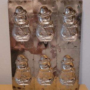 Vintage Chocolate Snowman Mold